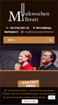 Mobile Screenshot of musikwochen.com